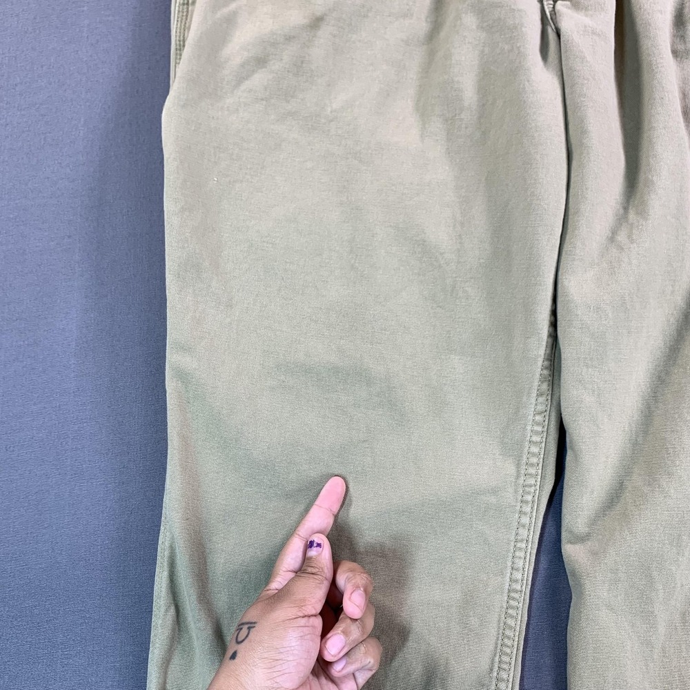 Carhartt Rugged Flex Relaxed Fit Carpenter Pants Mens 38x32 Beige Canvas Stretch - Picture 4 of 16